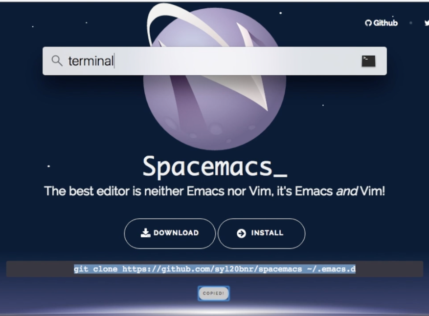 install-spacemacs-in-terminal-window.png